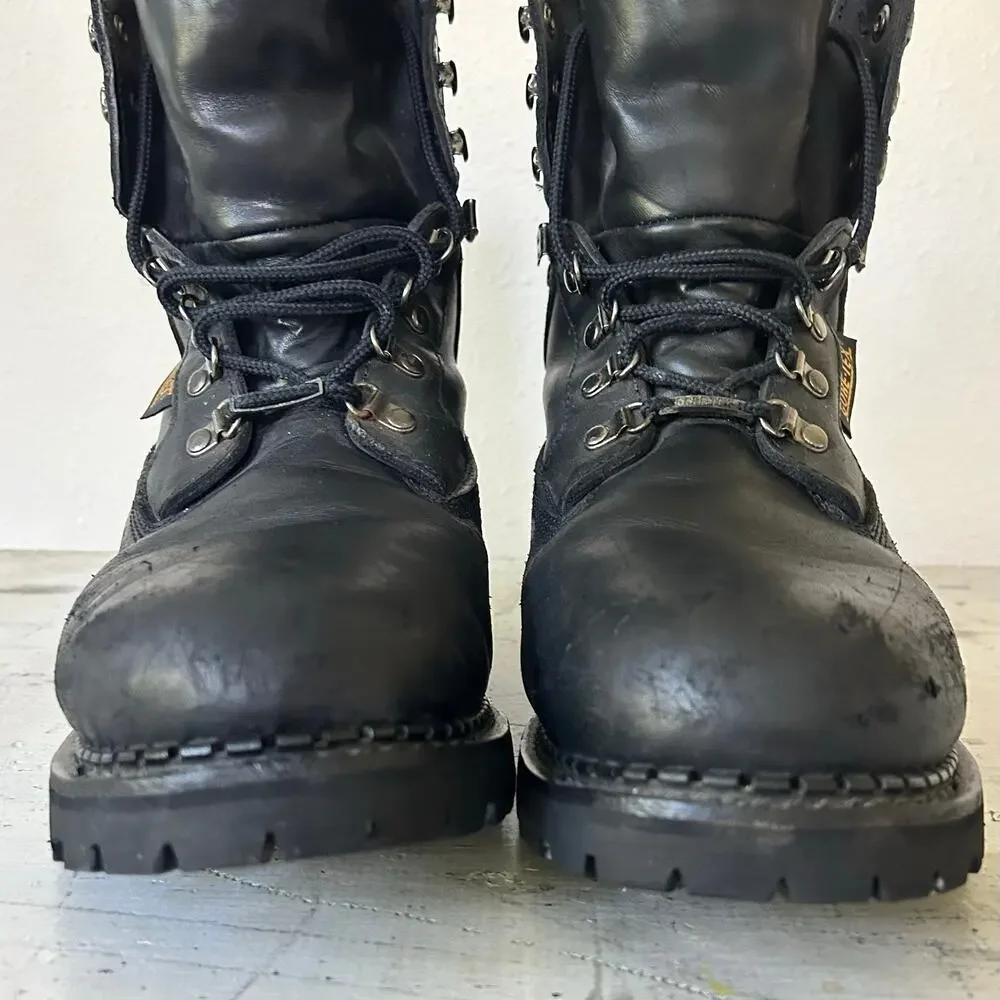 Vintage Northlake Gore Tex Leather Steel Toe Work Boots Y2K Thinsulate 1000 9 W